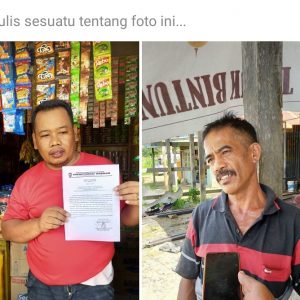Warga kompleks pasar sentral Bintuni.