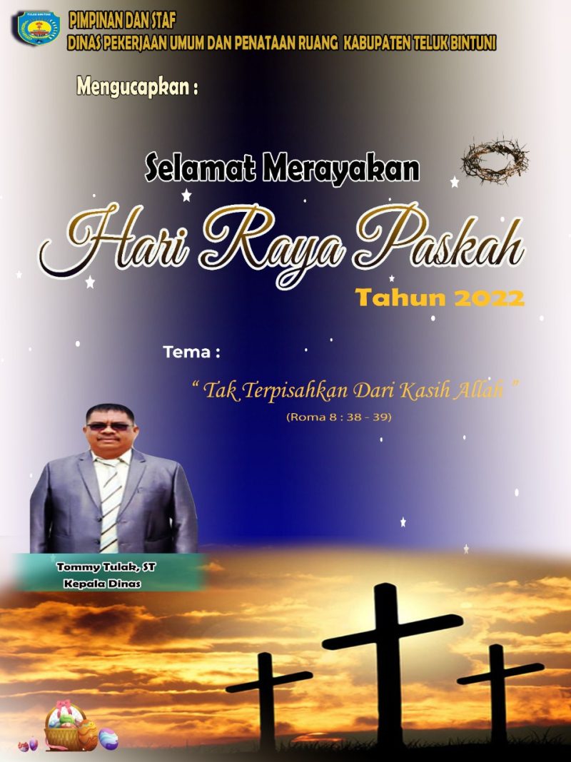 Ucapan Selamat Hari Raya Paskah Tahun 2022.