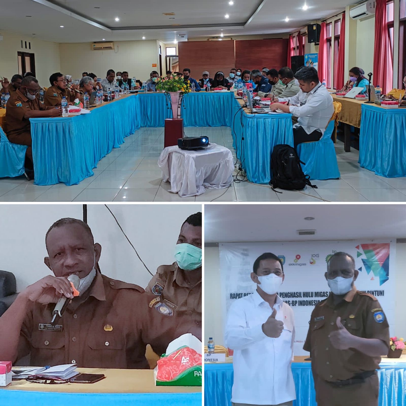 Bintuni, 24 Maret 2022 *Rakor SKK Migas Pamalu - BP Tangguh LNG Bersama Pemda Kabupaten Teluk Bintuni*