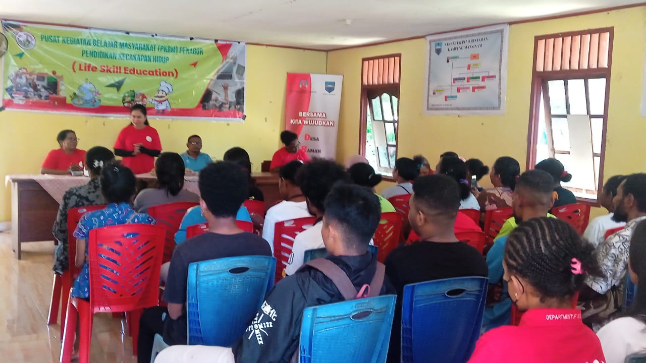 kegiatan Live skill education yang di ikuti seluruh peserta didik Paket A,B dan C yang ada di pulau Mansinam dan pulau Lemon