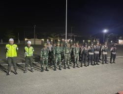 TNI/POLRI di Bintuni Gelar Patroli Cipta Kondisi Kamtibmas