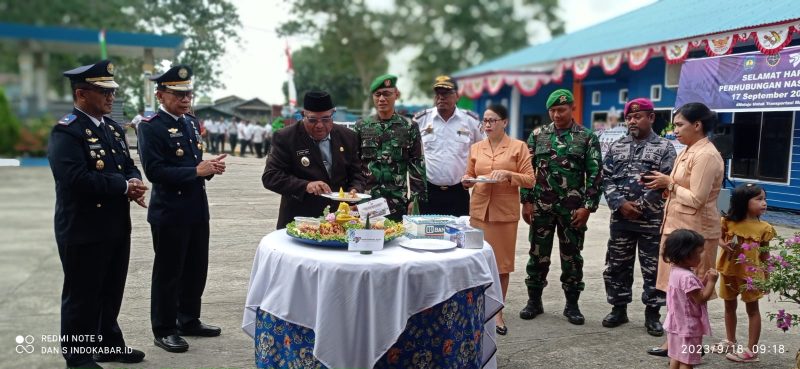 Peringatan Hari Perhubungan Nasional di Kantor Pelabuhan Bintuni , Semangat Kolaborasi dan Inovasi untuk Kemajuan Transportasi Indonesia. 