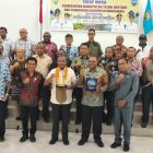 Foto Bersama Pemkab Teluk Bintuni dan Pemkab Manokwari, Jumat (22/9/2023) foto : Amiruddin. 