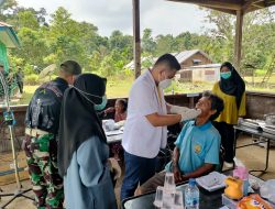 Sambut Perayaan HUT Ke-78 , TNI AD Gelar Bakti Sosial Kesehatan di Tuhiba