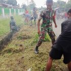 Babo Bersih, Semangat Kebersamaan Personil Koramil 1806-02/Babo Bersama Warga Mewarnai Jumat Bersih, Jum'at (29/9/2023) 