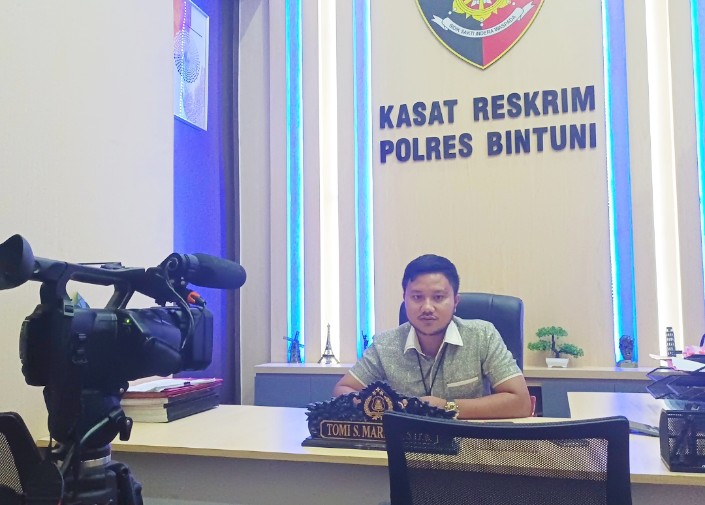 Kasat Reskrim Polres Teluk Bintuni Iptu Tomi Samuel Marbun