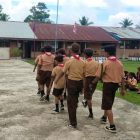 Prajurit Kodim 1806/TB menggelar kegiatan pembinaan pramuka untuk anak-anak di wilayah binaannya. 