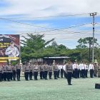 Apel Gelar Pasukan Operasi Mantap Brata Mansinam 2023-2024 untuk Pengamanan Pemilu 2024 di Polres Teluk Bintuni