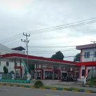 Situasi SPBU Sanggeng seusai insiden kecil terjadi, kembali normal. Selasa (03/10/2023) foto:Saragih