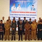 Foto bersama seusai Pelantikan 157 Pejabat Eselon untuk Pemerintahan Daerah Teluk Bintuni oleh Bupati Teluk Bintuni, Selasa (31/10/2023) di Gedung Andriano Ananta, Mapolres Teluk Bintuni. 