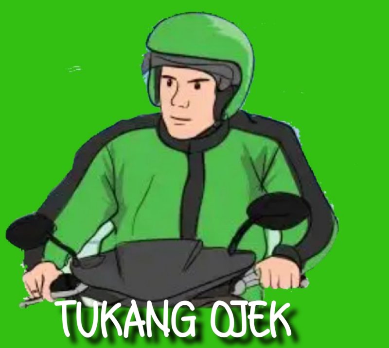 Ilustrasi Tukang Ojek /editor:Haiser