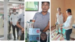 Foto tersangka Korupsi pasar Babo saat di tangkap oleh Tim Tabur Kejaksaan Agung (istimewa)