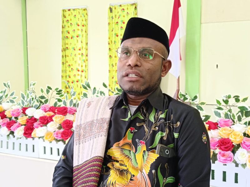 Ketua MUI Teluk Bintuni, Ustad Rahman Urbun. 