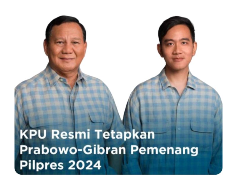 Pasangan Capres-Cawapres nomor urut dua, Prabowo Subianto - Gibran Rakabuming Raka. Foto : Istimewa 