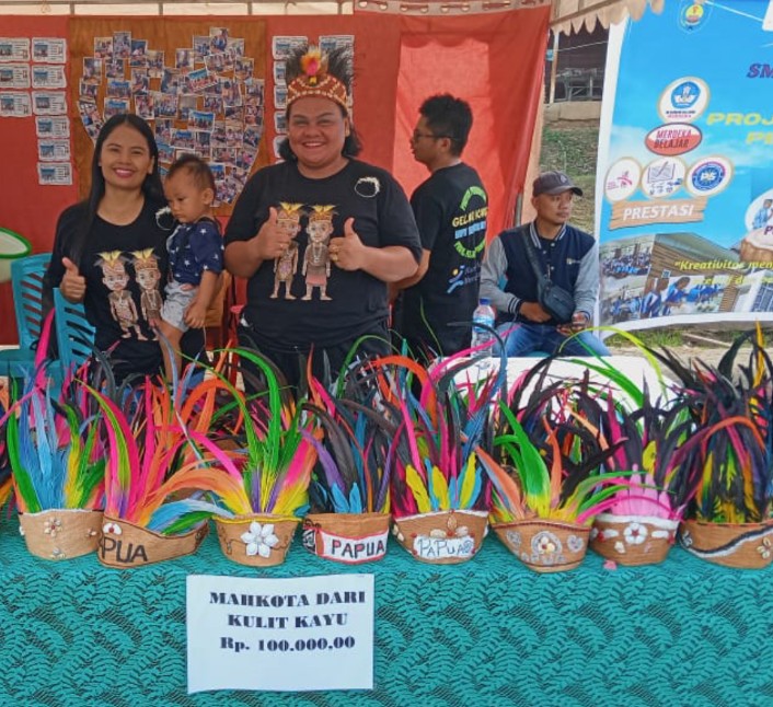 Miniatur Kegiatan Kelima Kurikulum Merdeka di SMP Terpadu Bintuni Memperkuat Profil Pembelajaran Pancasila, Senin (4/3/2024). Foto : Istimewa 