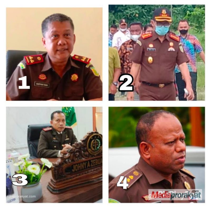 Berikut adalah beberapa kepala Kejaksaan Negeri Teluk Bintuni dari masa ke masa (dokumen: Mediaprorakyat.com). Gambar pejabat Kejaksaan Negeri Teluk Bintuni ke-4 istimewa.