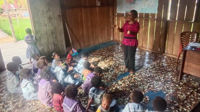 TK Negeri Nagiti di Udagaga Berjuang Tanpa Gaji, Fasilitas, dan Dukungan Pemerintah! (Foto: Narasumber) 