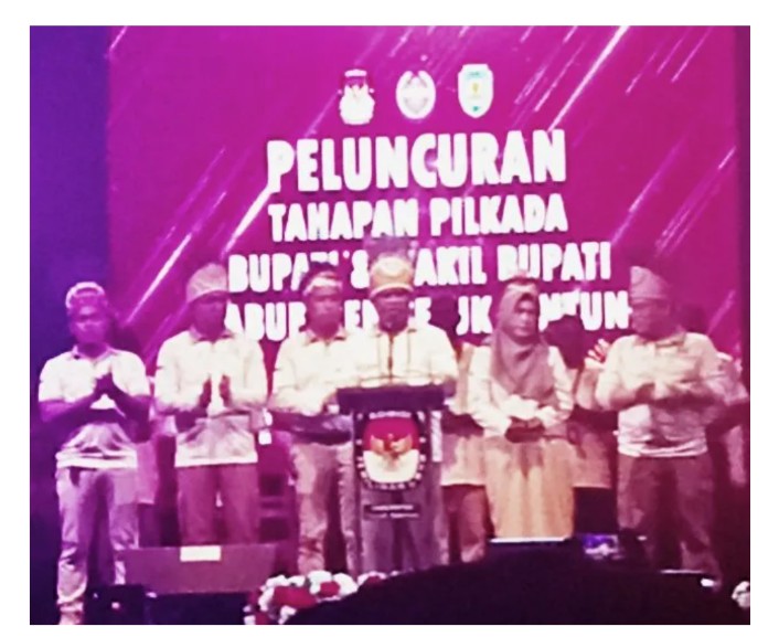 Peluncuran Tahapan Pilkada Teluk Bintuni 2024 Resmi Dibuka oleh Ketua KPU Papua Barat