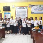 Foto bersama :Finalis Putri Citra Indonesia 2024 , Racquel Hennyette Putri Tungga Karubaba bersama Para Guru SMPN 2 Manokwari