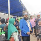Tampak Sekretaris DPD PAN Teluk Bintuni, Roy Masyewi bersama Simpatisan YO JOIN, Kamis pagi (29/8) 