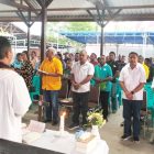 Pasangan Calon Bupati dan Wakil Bupati Teluk Bintuni, Yohanis Manibuy dan Joko Lingara, Gelar Doa Syukur atas Suksesnya Pendaftaran di KPUD