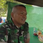 Komandan Brigif 26/Gurana Piarawaimo, Kolonel Inf Sidik Wiyono, SH., M.Tr(Han), saat memberikan keterangan kepada wartawan, Jumat (11/10) 