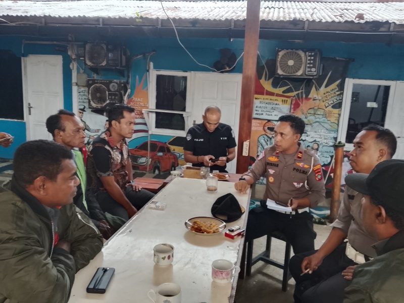 Pertemuan Para Ketua dan Pengurus Ojek Manokwari dengan Kasatlantas Polresta Manokwari,Iptu Nurfah