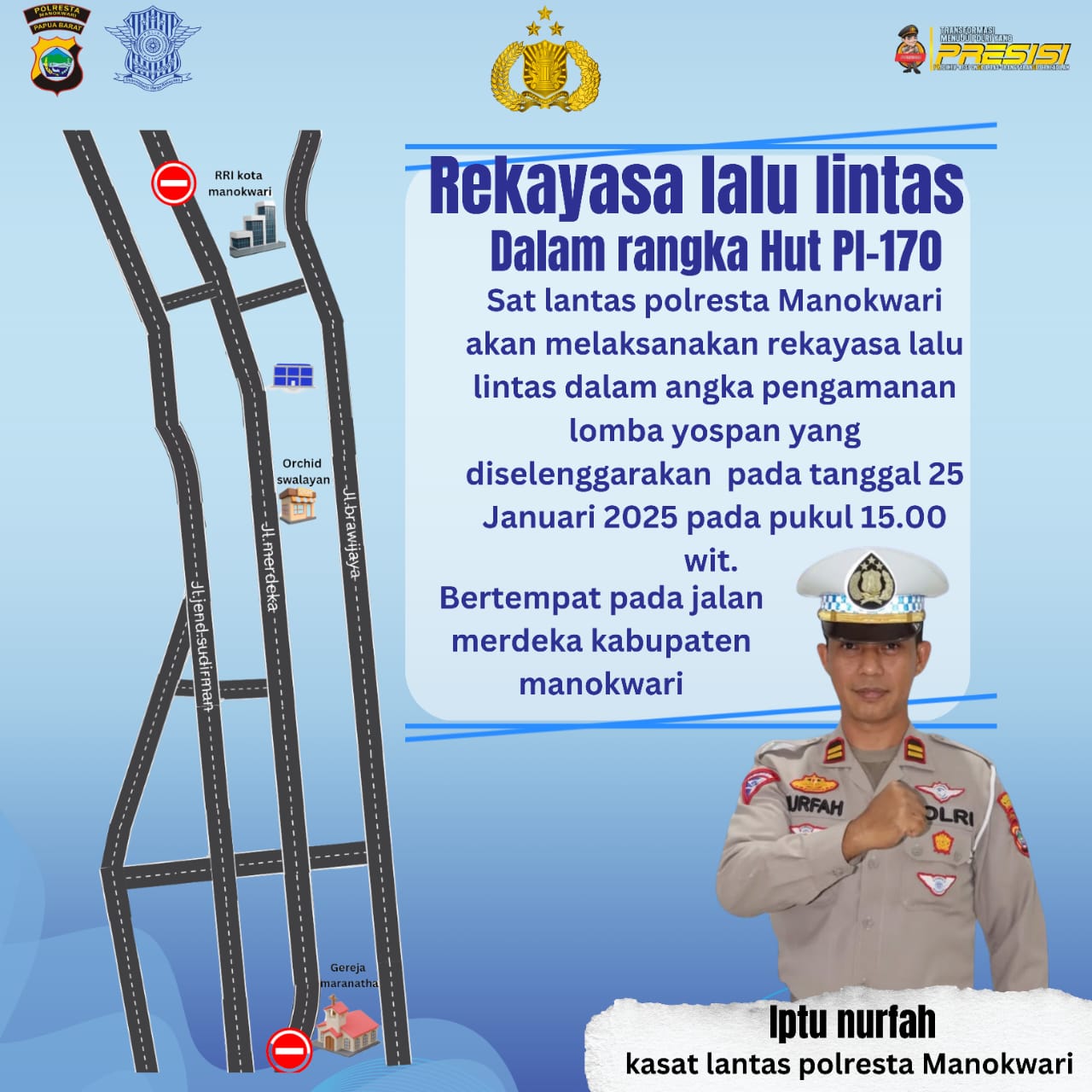 Sumber Satlantas Polres Manokwari