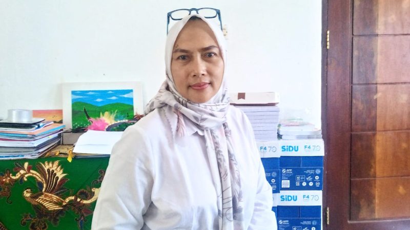 Guru bimbingan dan konseling (Biling) SMPN 2 Manokwari, Tine Hapernastiawati, Rabu(19/2/25)