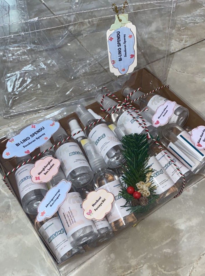 Jenis produk spray deodorant dari SMPN2 Manokwari