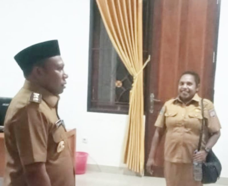 Wakil Bupati Teluk Bintuni Sidak di Salah Satu OPD  