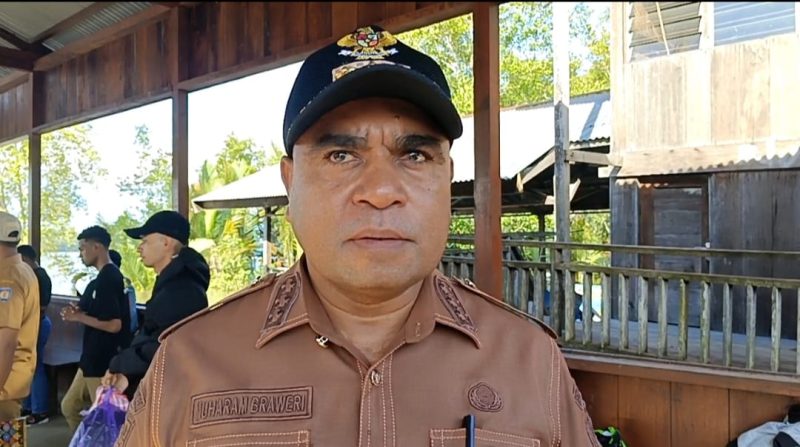 Kepala Distrik Kamundan, Muharam Braweri