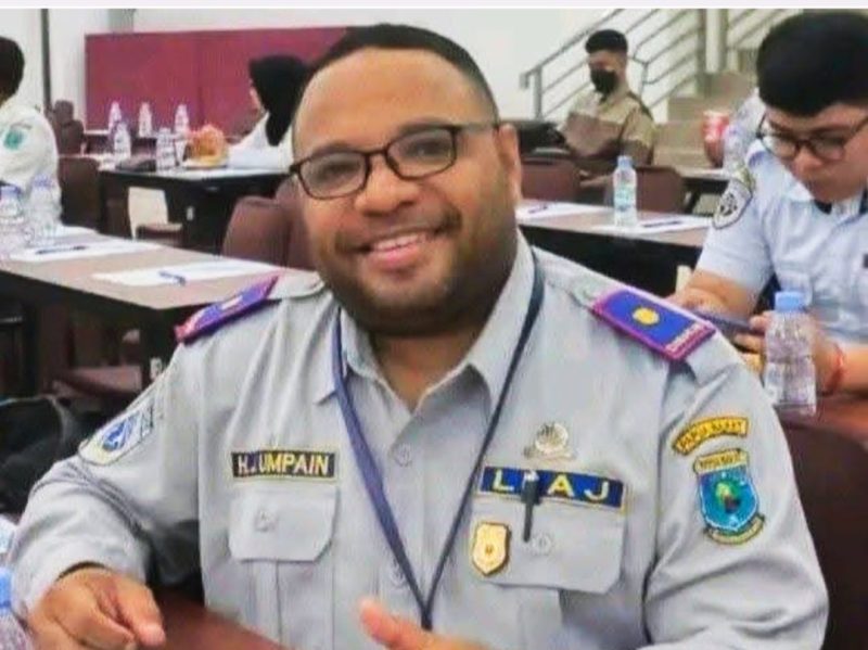 Kepala Seksi Terminal Dinas Perhubungan Papua Barat, Harold Jan Umpain