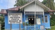 Keterangan Gambar: Kondisi Puskesmas Pembantu (Pustu) di Kampung Sido Makmur yang dinilai sudah tidak layak digunakan. Sumber: Warga Kampung Sido Makmur.