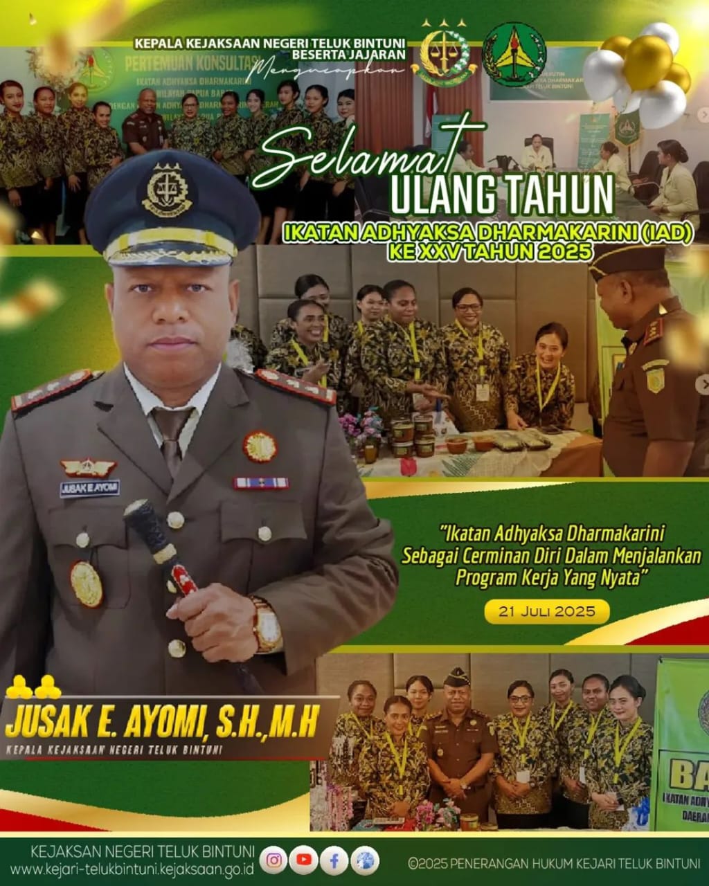 Gambar: Sumber Akun Resmi Kejari Teluk Bintuni (Istimewa)