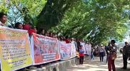 Ombudsman Dorong Implementasi Afirmasi Ekonomi bagi OAP di Papua Barat Daya. Gambar: Pedagang Mama Papua berdemo di Kota Sorong, Selasa (22 Juli 2025). Foto: Tangkapan layar/Istimewa.