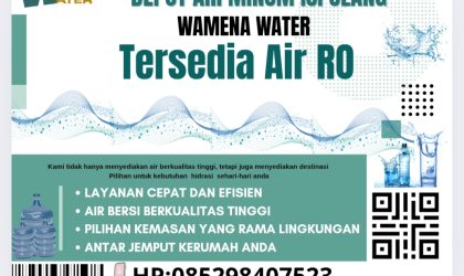 Keterangan Gambar: Saat peluncuran resmi. Peresmian berlangsung di Jalan Karujaya, sebelum Jam Kota Wesput, Kabupaten Jayawijaya, Provinsi Papua Pegunungan
