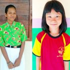Keterangan gambar:
Berheta Simuna (kiri), siswi kelas XII SMA Negeri Saengga, Kabupaten Teluk Bintuni, dan Varrent Vemaria Val Rooey (kanan), siswi kelas VI SD Inpres Kokas, Kabupaten Fakfak. (Foto: Tim BP)