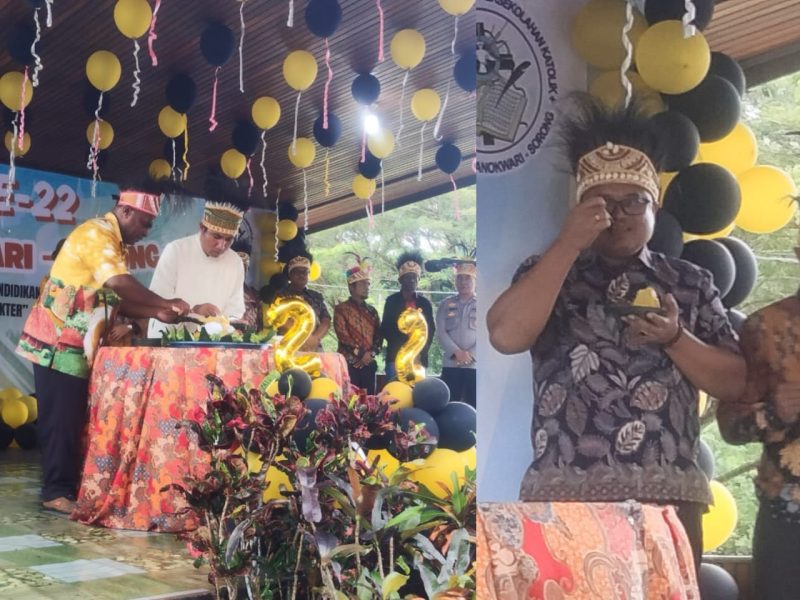 Bupati dan Kepala Dinas Pendidikan Teluk Bintuni Hadiri Perayaan HUT ke-22 YPPK