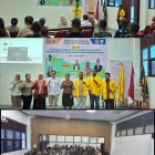 Keterangan Gambar:
Sambutan Ketua BEM FATETA UNIPA, Matius P. Siep, serta sesi foto bersama Wakil Dekan III FATETA, Wakil Dekan I FATETA, staf dosen, dan pengurus BEM
