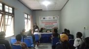 Caption : saat pertemuan berlangsung di desa bugi, distrik bugi, Kabupaten Jayawijaya, provinsi Papua pegunungan,