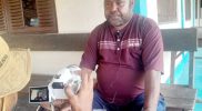 Ketua LMA Suku Besar Sebyar, Nuh Inai, saat memberikan keterangan kepada media. (Foto: Istimewa)