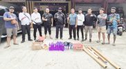 Polres Teluk Bintuni Amankan Puluhan Botol Miras dan Meriam Spirtus Saat Operasi Bersinar Mansinam 2025