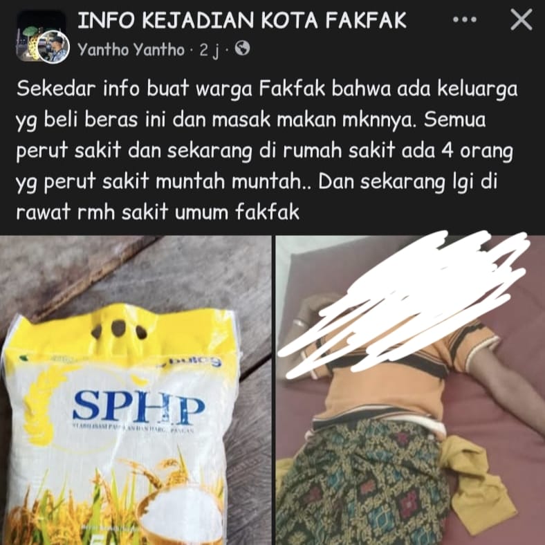 Isu Keracunan Beras SPHP di Fakfak Dipastikan Hoaks, Bulog Tegaskan Produk Aman Dikonsumsi